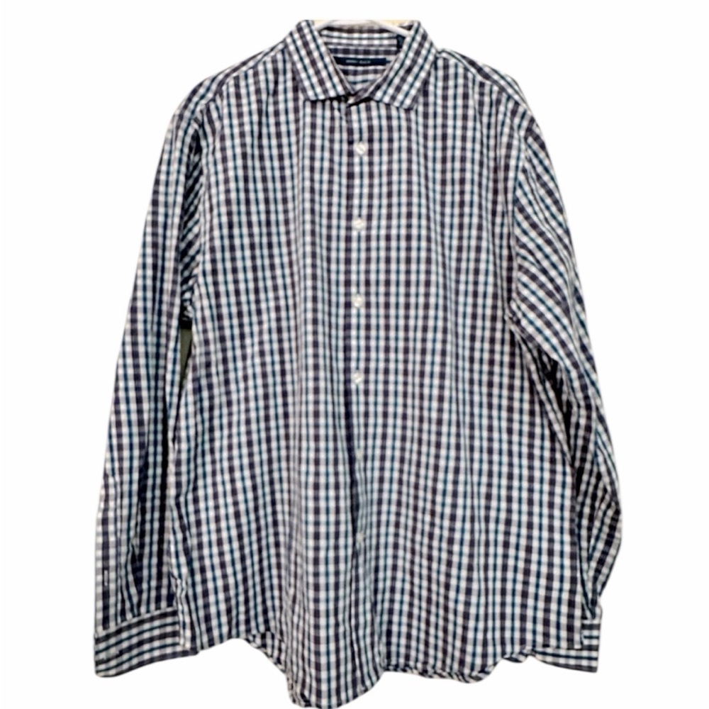 Perry Ellis Men’s Full Button Shirt - Size XL - 100% Cotton - Pre-Loved